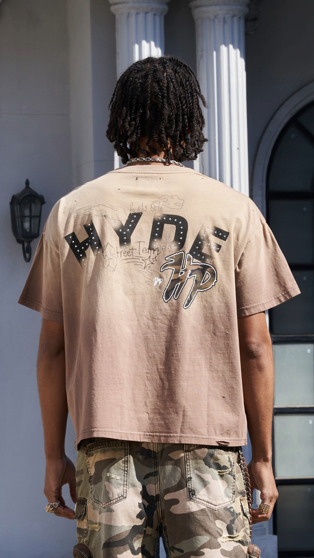 HP Brown Split Pocket Tee