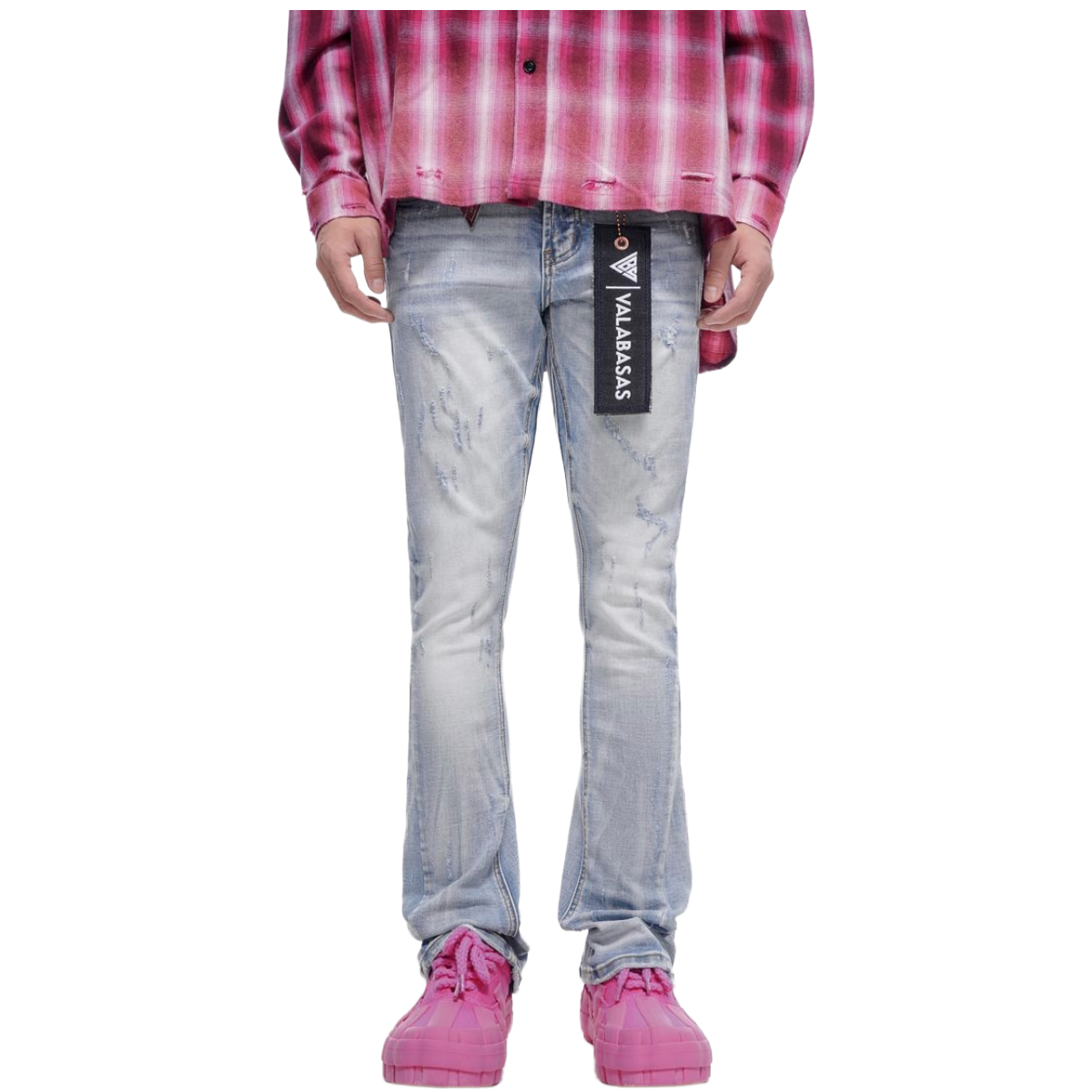 VALABASAS "OUTLAWED" LIGHT WASH DENIM