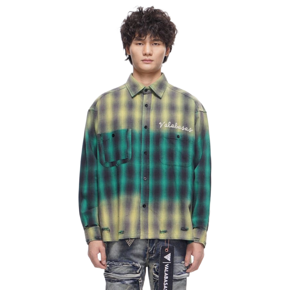 VALABASAS "GLORY" GREEN SHIRT