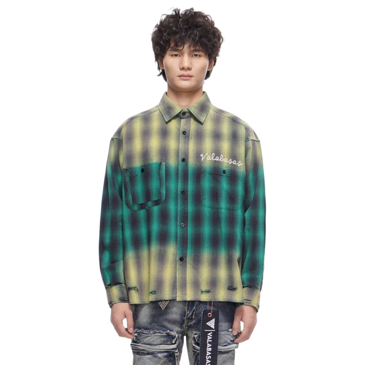 VALABASAS "GLORY" GREEN SHIRT