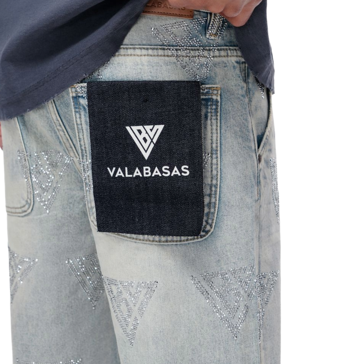 VALABASAS "PALACE" WASHED JORTS (LIGHT)