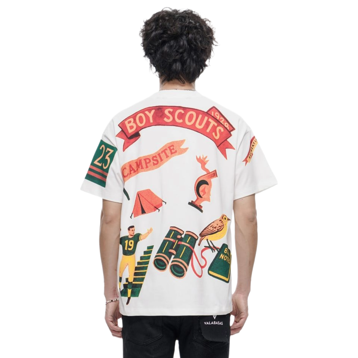 VALABASAS "LATITUDE" WHITE TEE