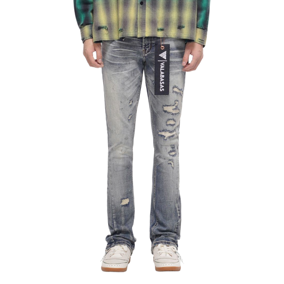 VALABASAS "STATIC" BLUE WASH DENIM