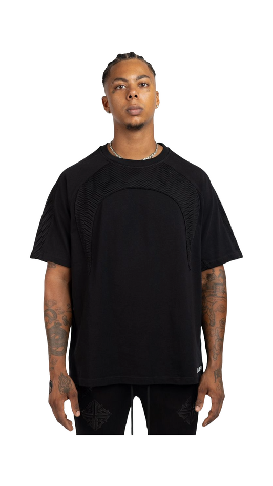 GUAPI OBSIDIAN BLACK HALF MOON TEE