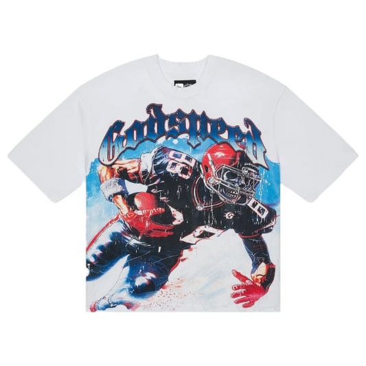 GODSPEED ENDZONE TEE (WHITE)