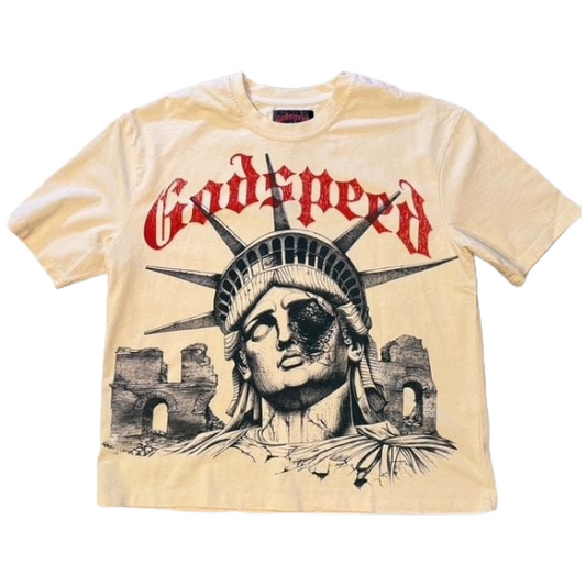GODSPEED R-O-M-E TEE (BONE)