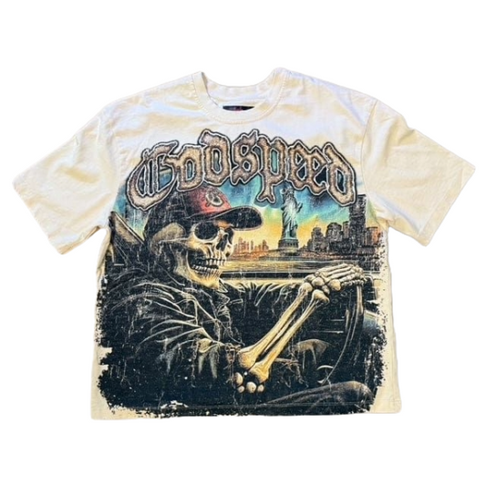GODSPEED SIGHTSEEING TEE (BONE)