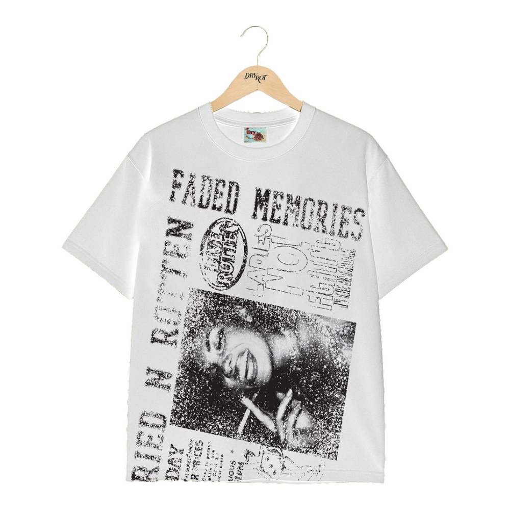 DRY ROT "FADED MEMORIES" TEE (WHITE)