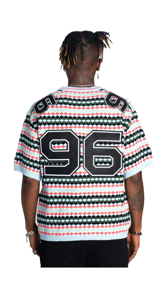 GUAPI MINT KNIT FOOTBALL TEE