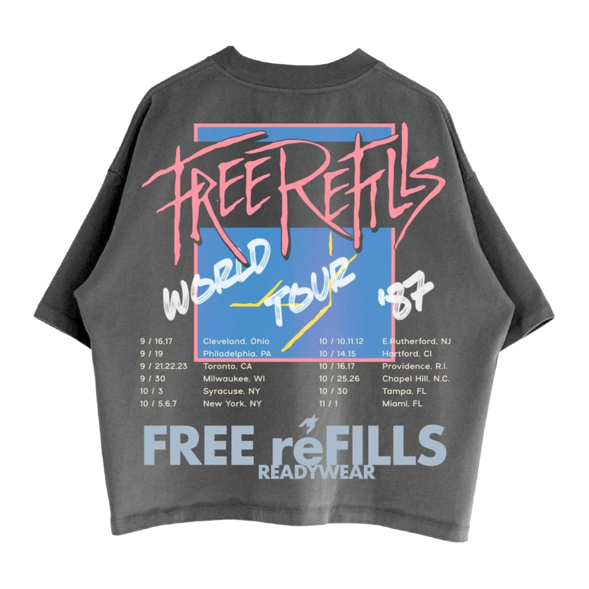 FR FLOYD TEE (VTG GREY)