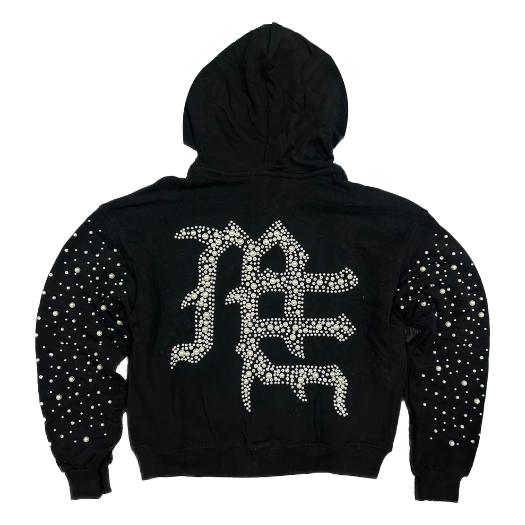 ME BLACK "PEARL" HOODIE