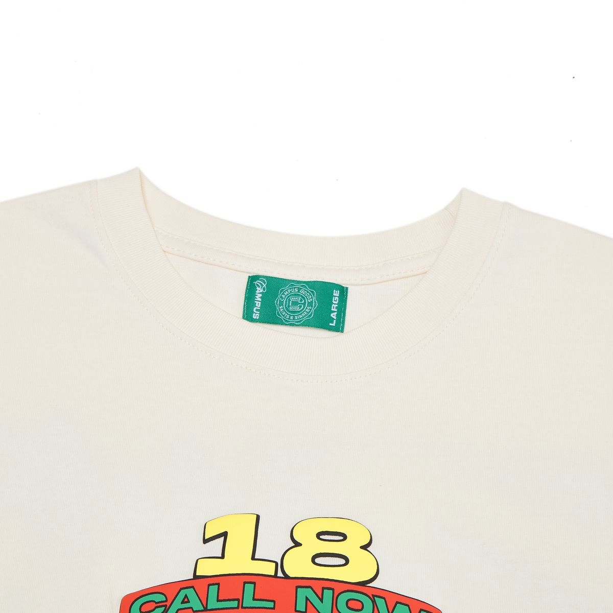 CAMPUS 'VICE' TEE (CREAM)