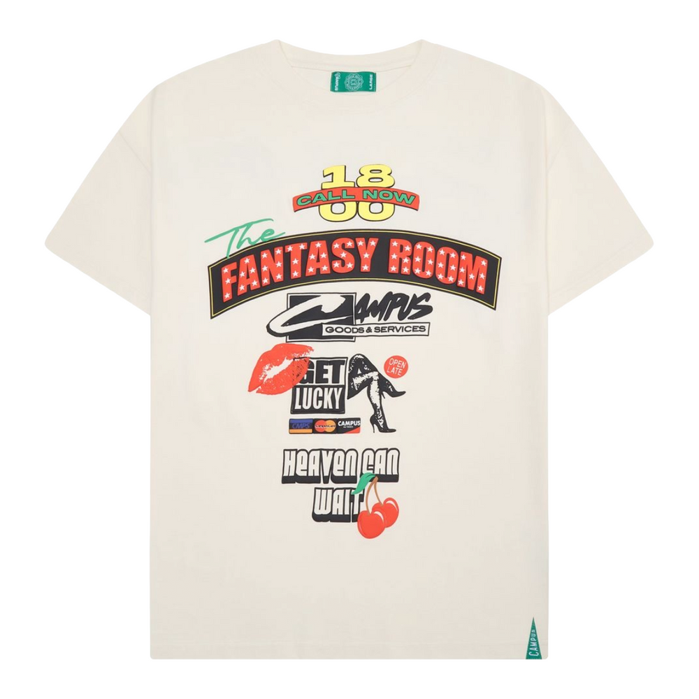 CAMPUS 'VICE' TEE (CREAM)