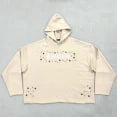 TRNCHS "BLOOD DIAMOND" CREAM HOODIE