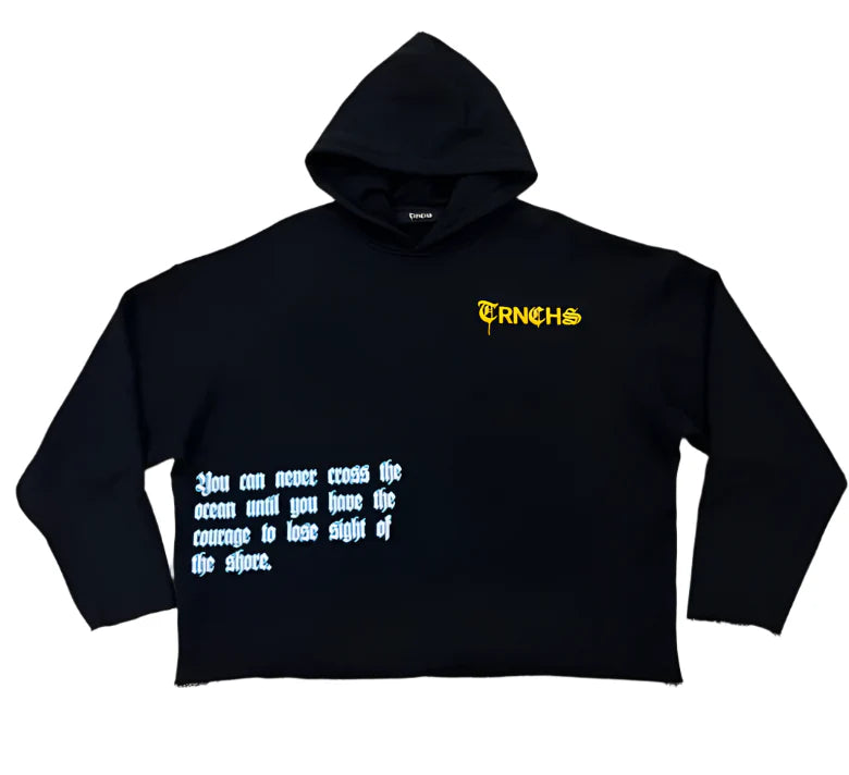 TRNCHS "SIGHT OF SHORE" BLACK HOODIE