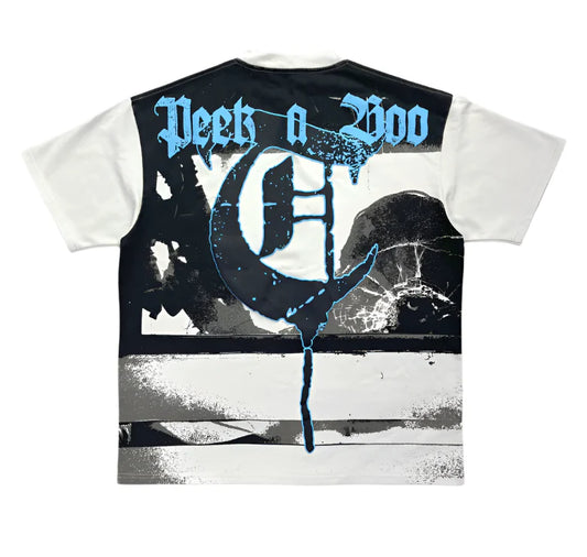 TRNCHS "PEEK A BOO" WHITE TEE