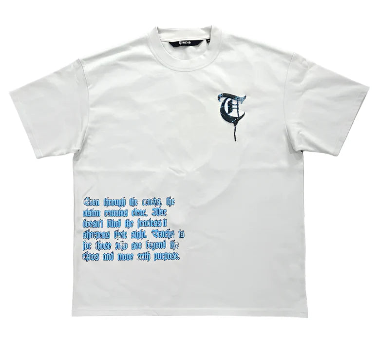 TRNCHS "PEEK A BOO" WHITE TEE