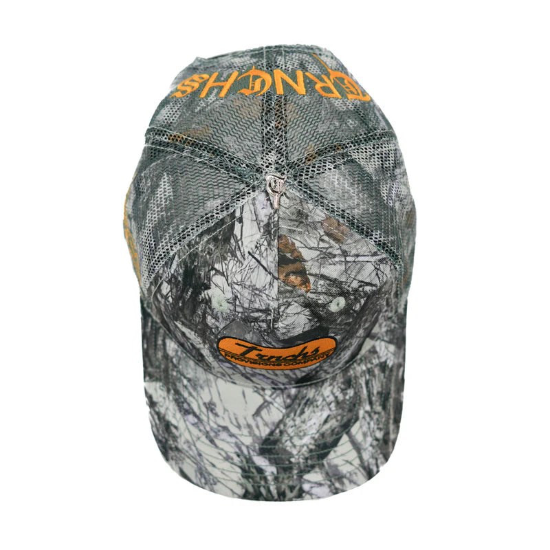 TRNCHS 5-PANEL TRUCKER CAP CAMO