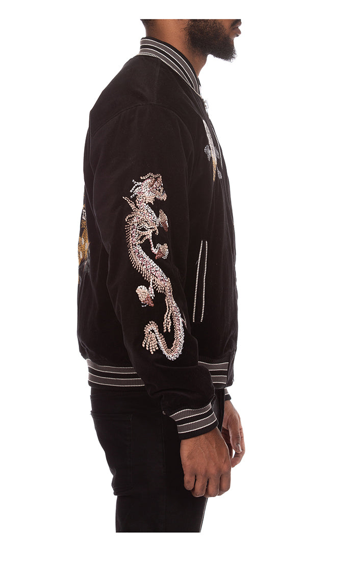 ICECREAM SKULL ISLAND JACKET (BLACK)