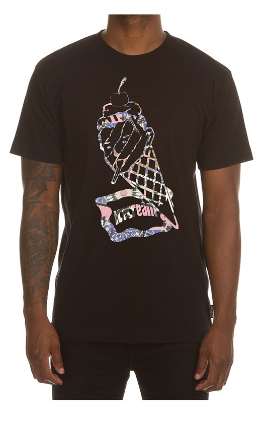 ICECREAM CONEMAN TEE (BLACK)