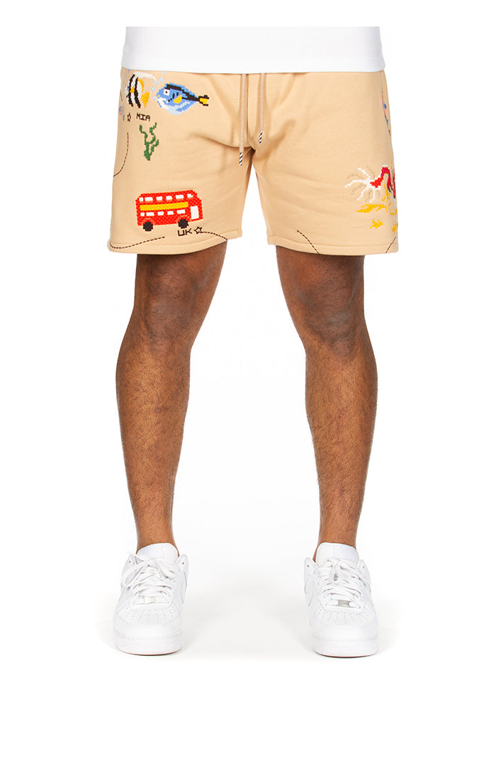 ICECREAM DESTINATION SHORTS (GINGER)