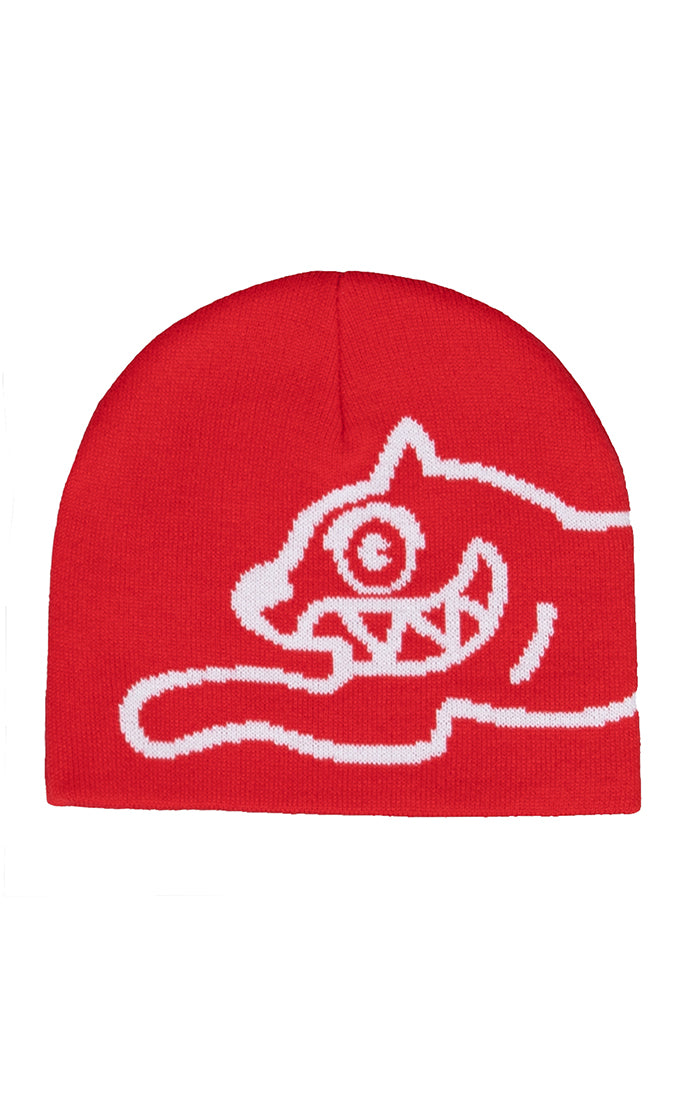 IC RED BIG BANK KNIT CAP