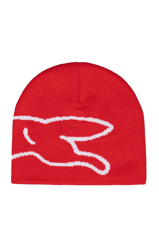 IC RED BIG BANK KNIT CAP