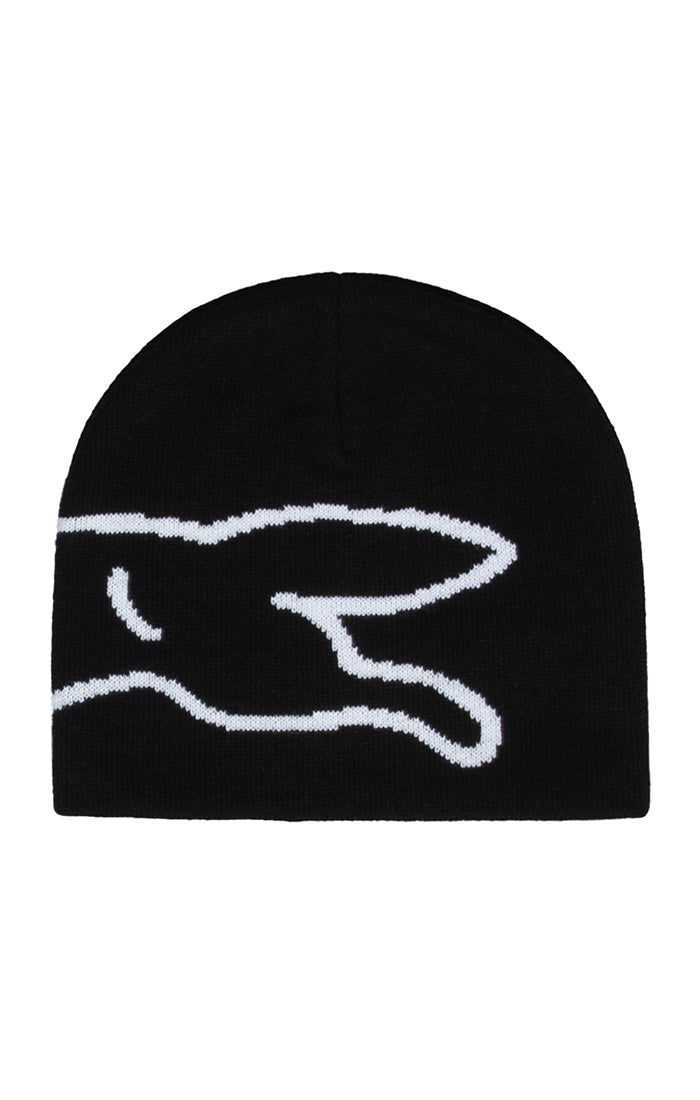 IC BLACK BIG BANK KNIT CAP