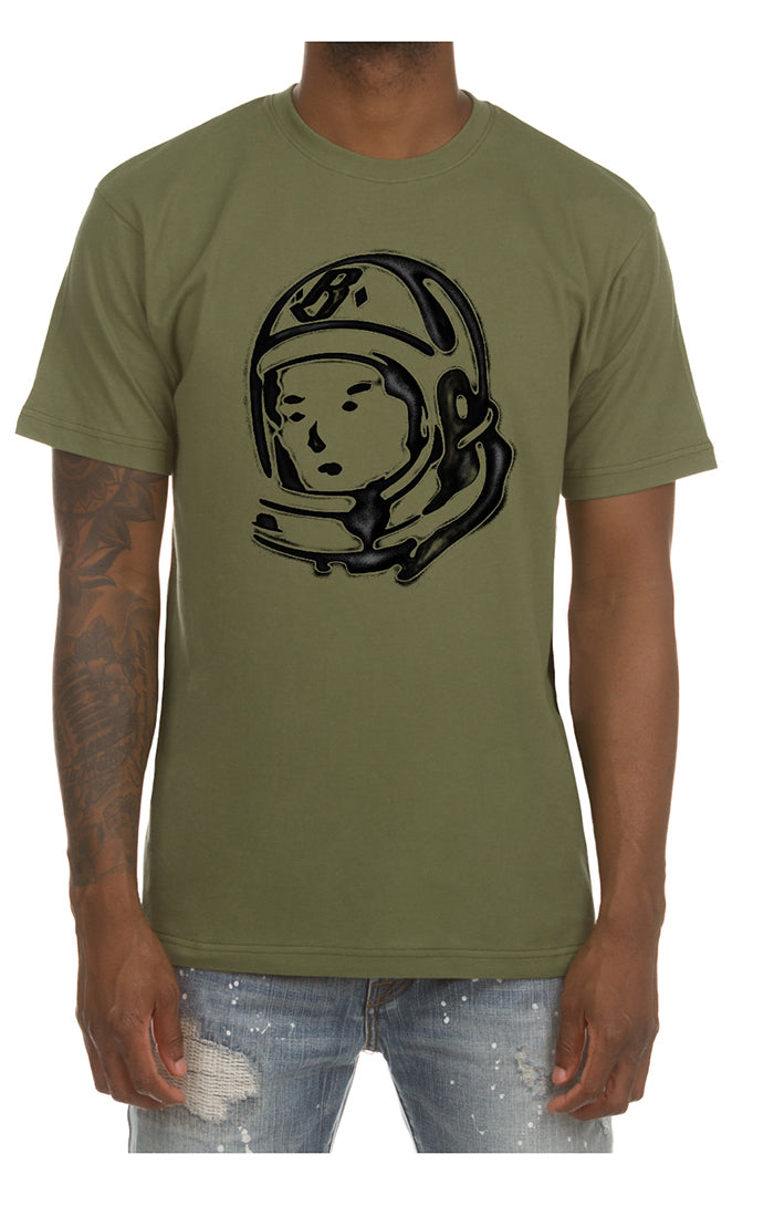 BB BRANDED HELMET SS TEE (OLIVE)