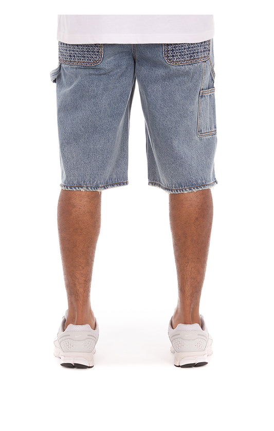 IC "DOUBLE SCOOP" JEAN SHORTS (VANILLA FIT)