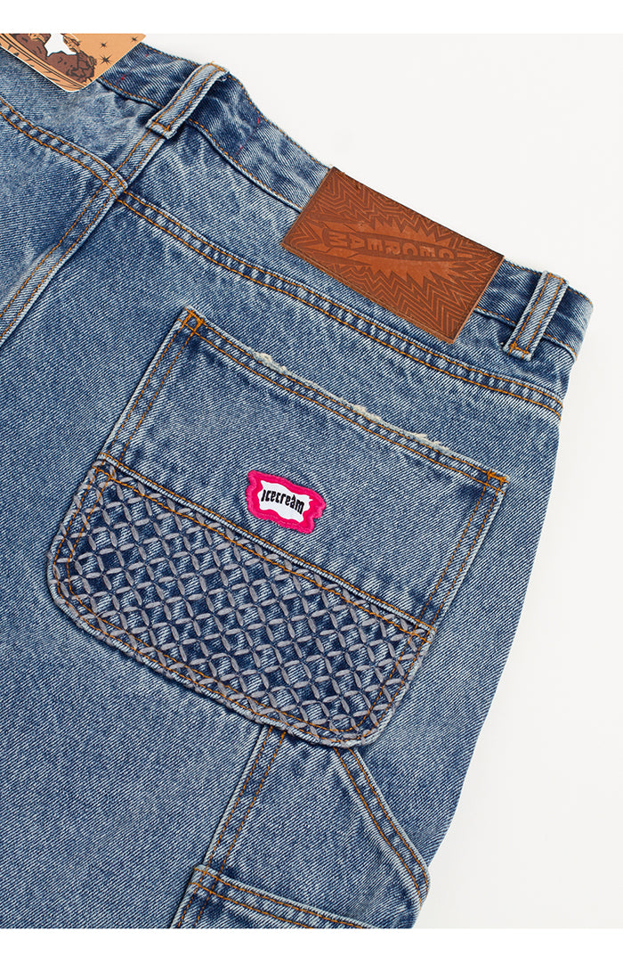 IC "DOUBLE SCOOP" JEAN SHORTS (VANILLA FIT)