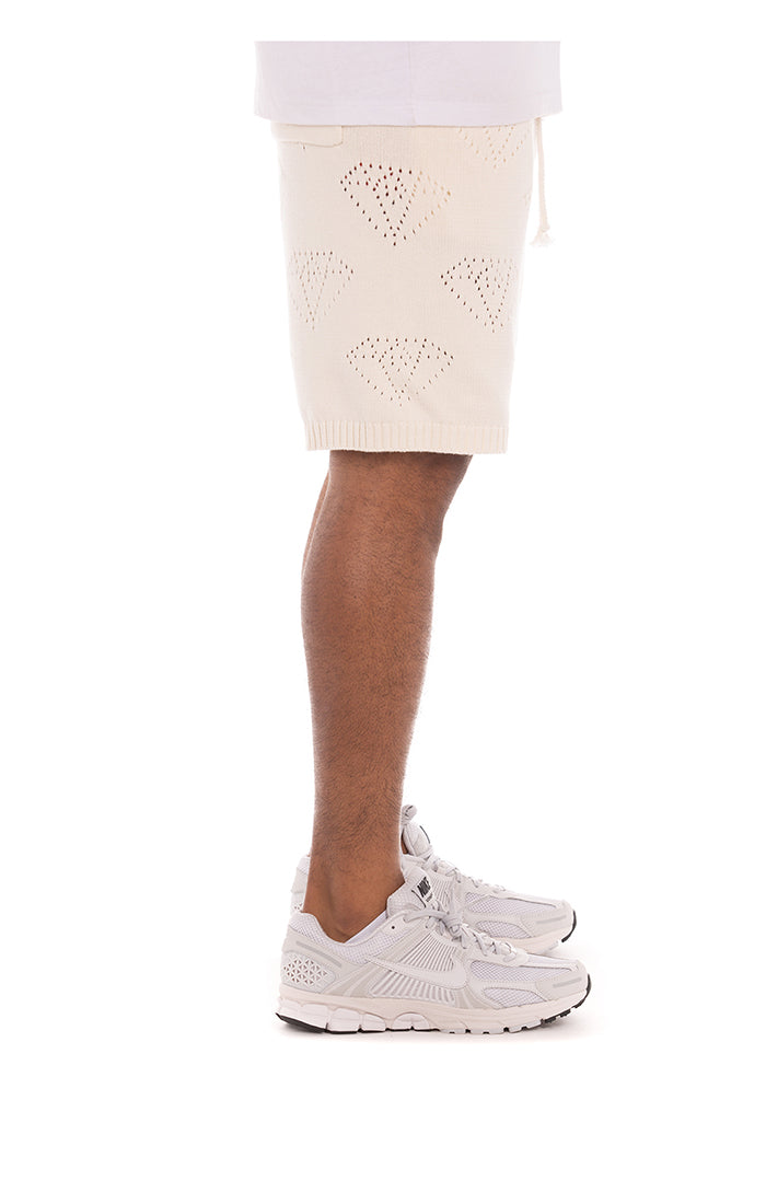 BB "CUBIC" SHORTS (GARDENIA)