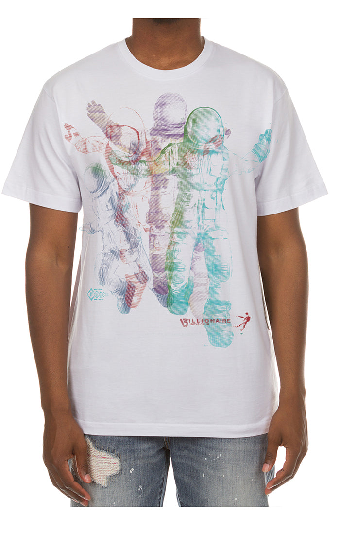 BB "ASTRO LINES" TEE (WHITE)