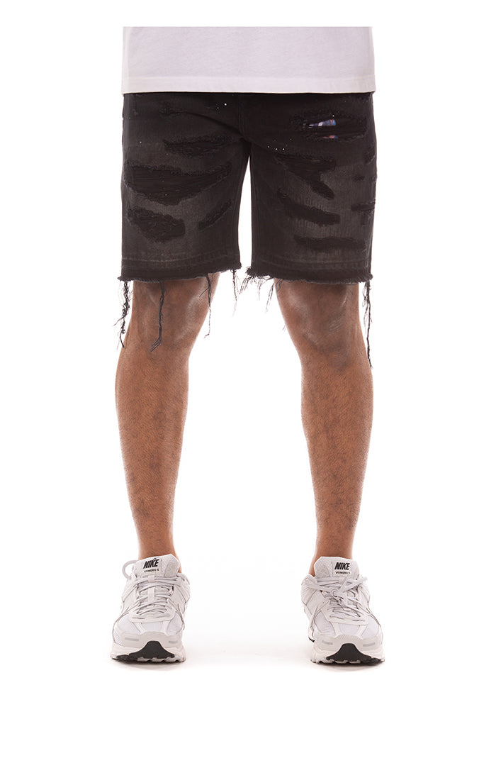 BB OUTER LIMIT JEAN SHORTS - BLACK