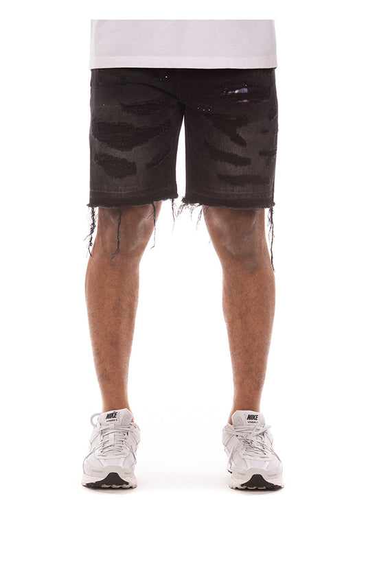 BB OUTER LIMIT JEAN SHORTS - BLACK
