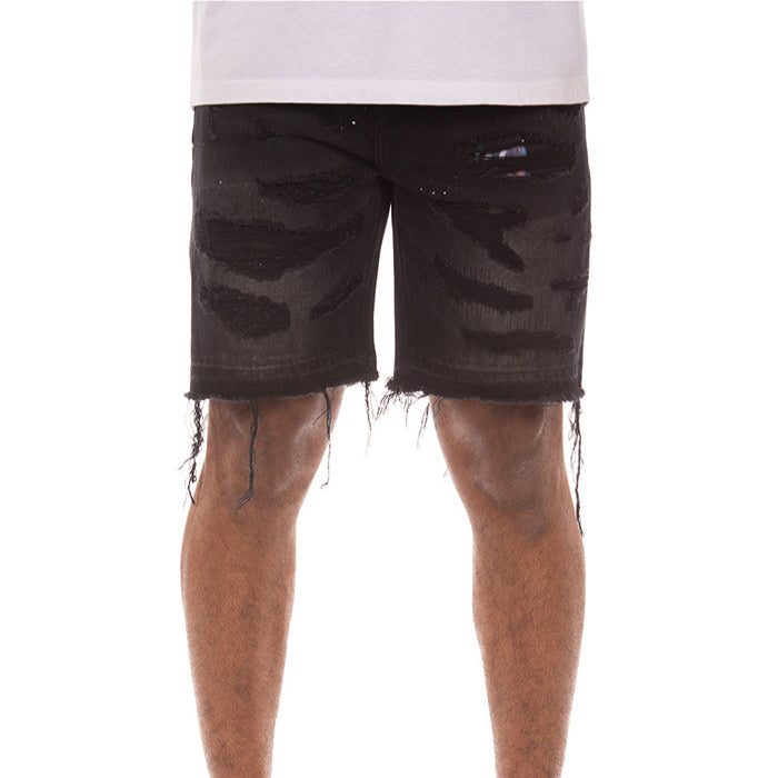BB OUTER LIMIT JEAN SHORTS - BLACK