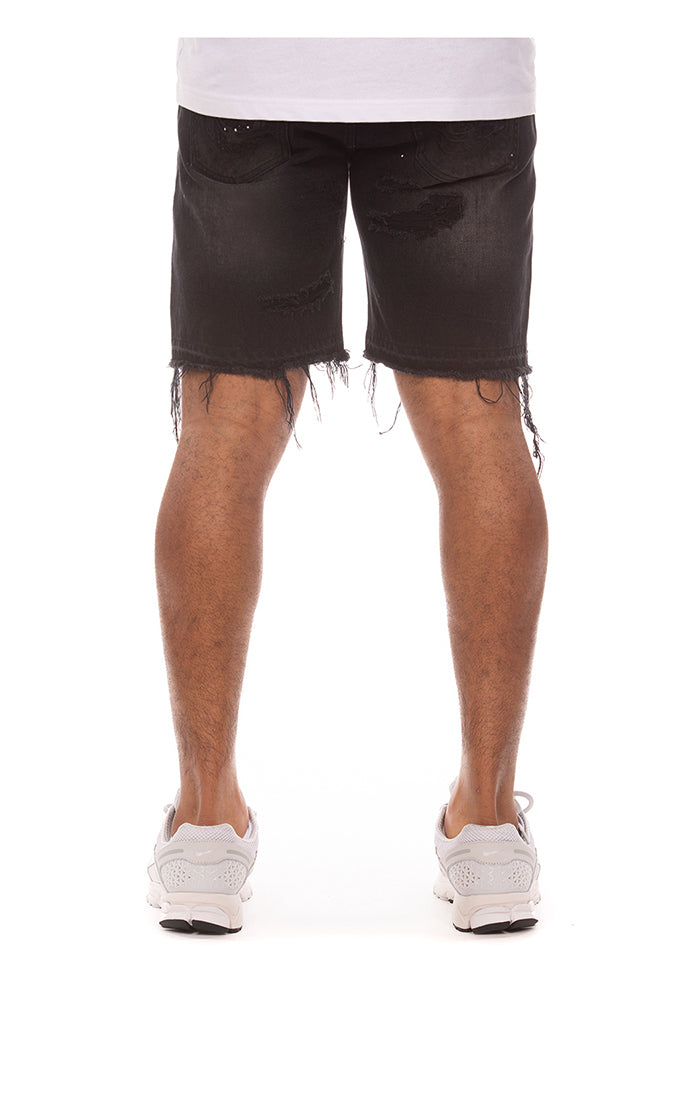 BB OUTER LIMIT JEAN SHORTS - BLACK