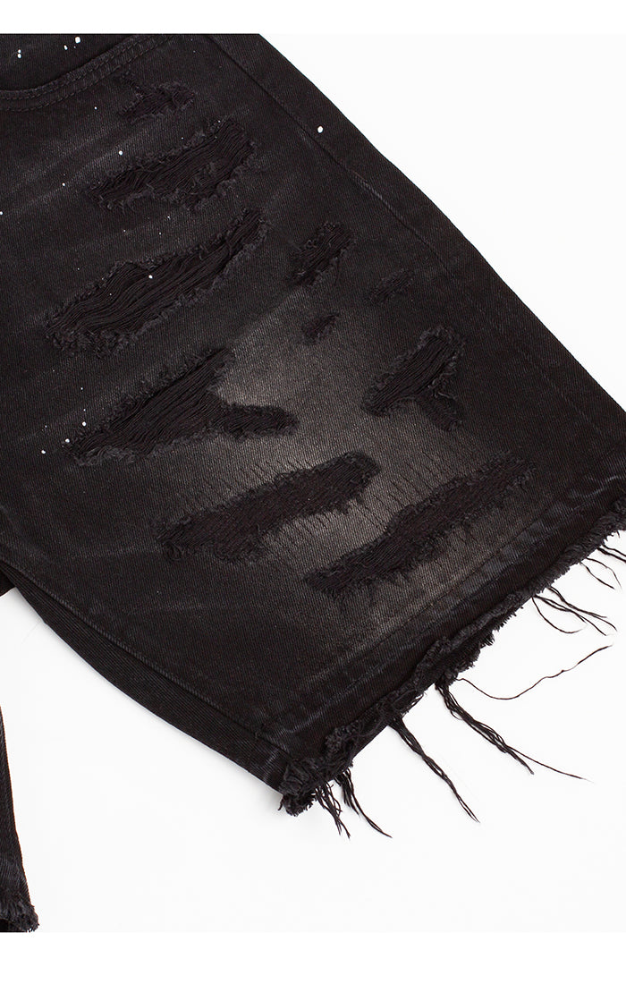 BB OUTER LIMIT JEAN SHORTS - BLACK