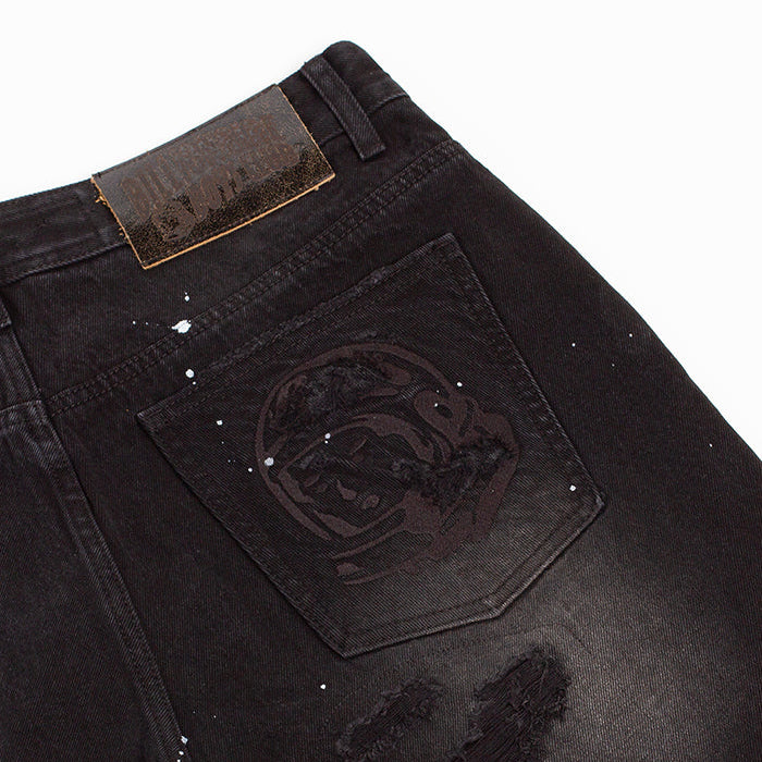 BB OUTER LIMIT JEAN SHORTS - BLACK