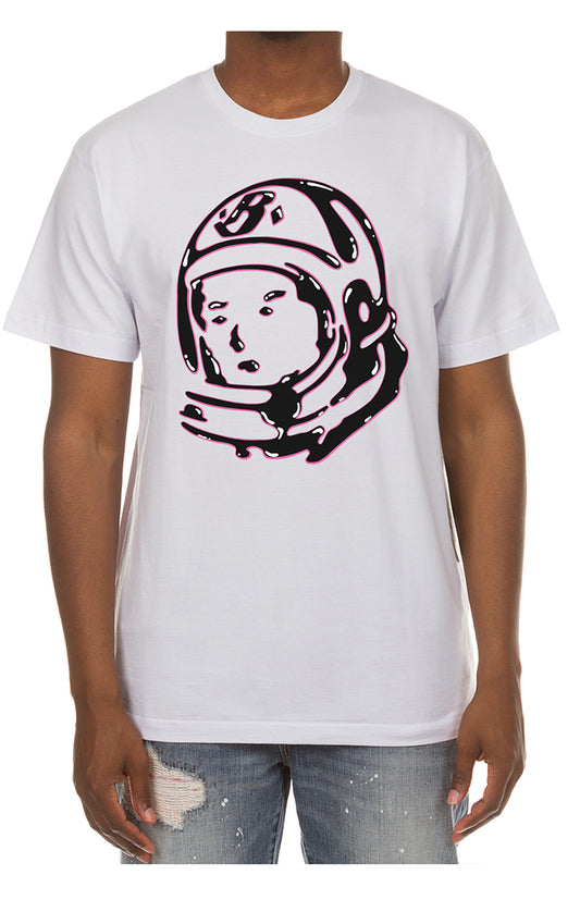 BB HELMET SS TEE - WHITE/PINK