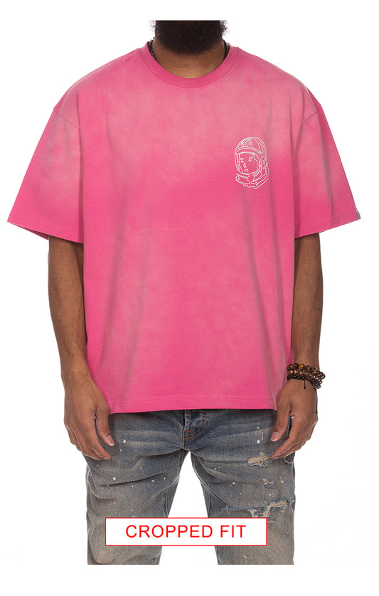 BB FADED HELMET SS KNIT - CARMINE ROSE