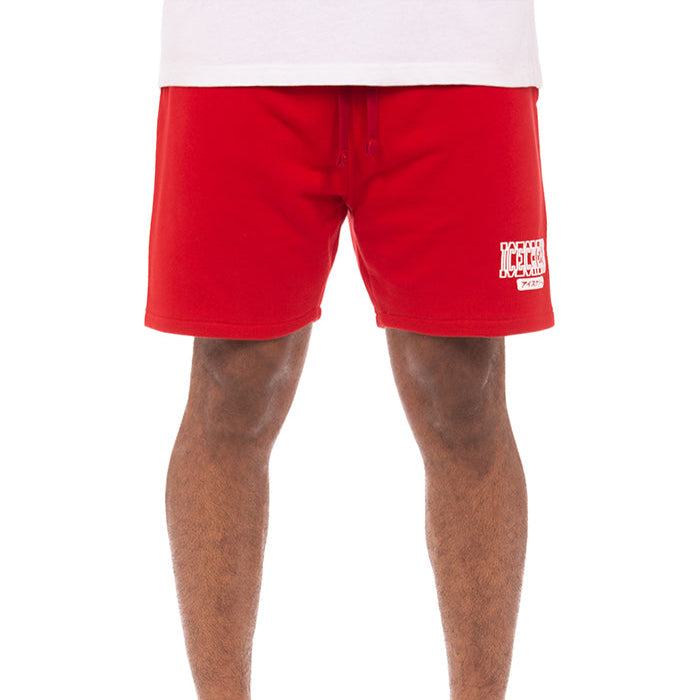 IC COLLEGE SWEATSHORTS (HAUTE RED)