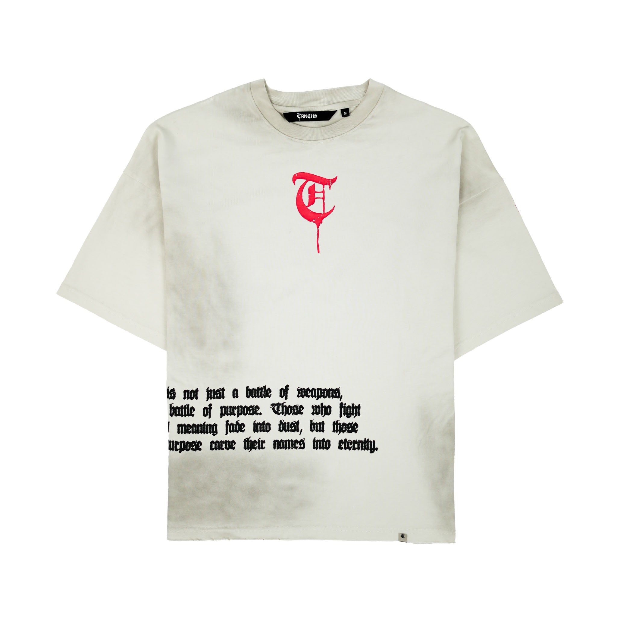 TRNCHS ETCHED IN ETERNITY WHITE TEE