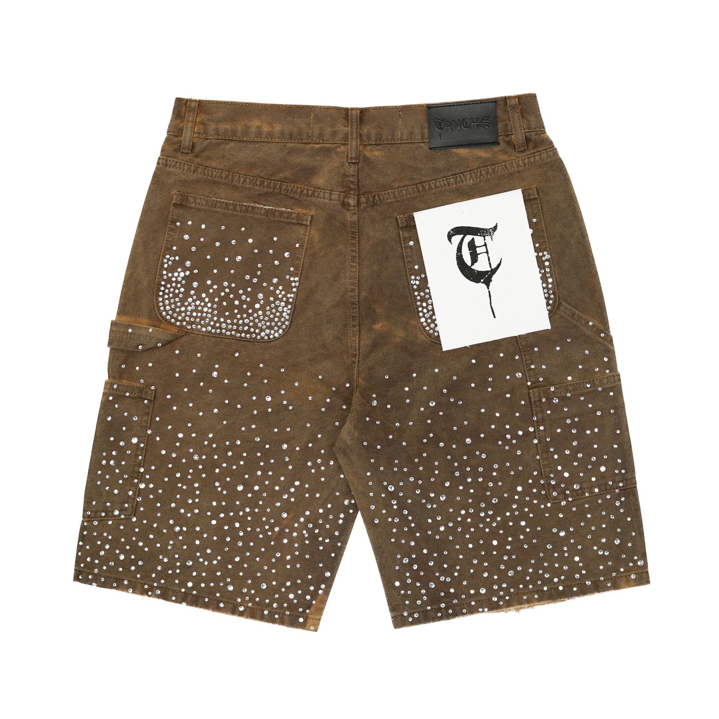 TRNCHS AL-NUJUM DENIM SHORTS