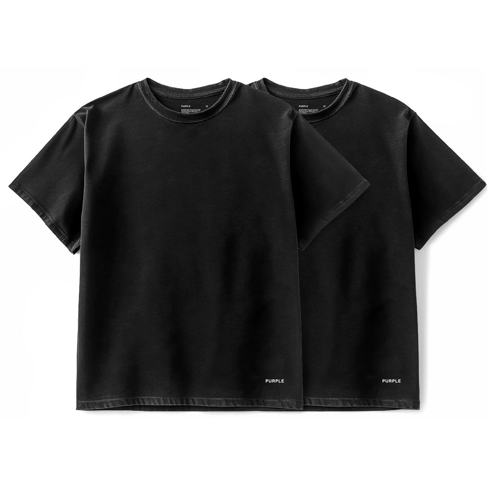 PURPLE 2-PACK TEES (BLACK)