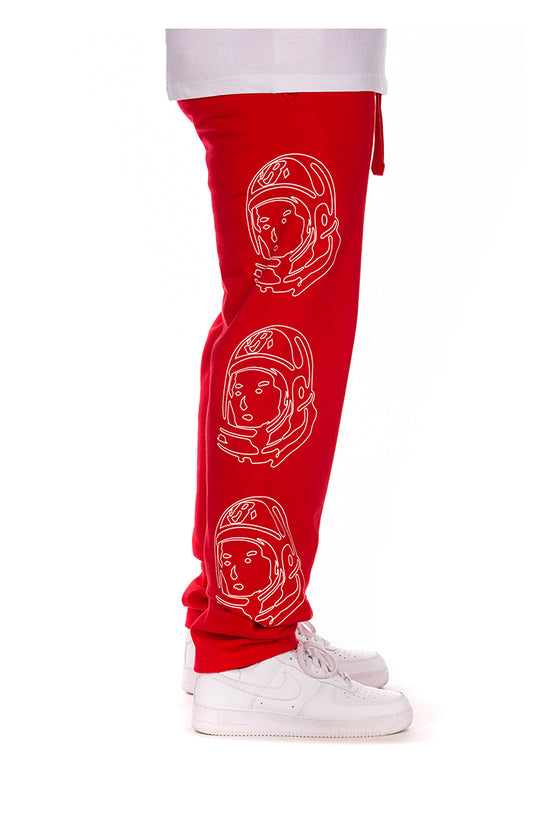 BB HELMET LINE SWEATPANTS (RED)