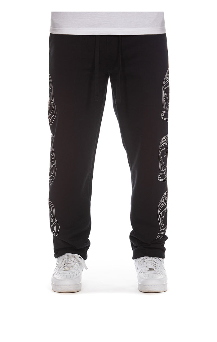 BB HELMET LINE SWEATPANTS (BLACK)